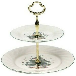 NIKKO Happy Holidays 2-Tier Tray